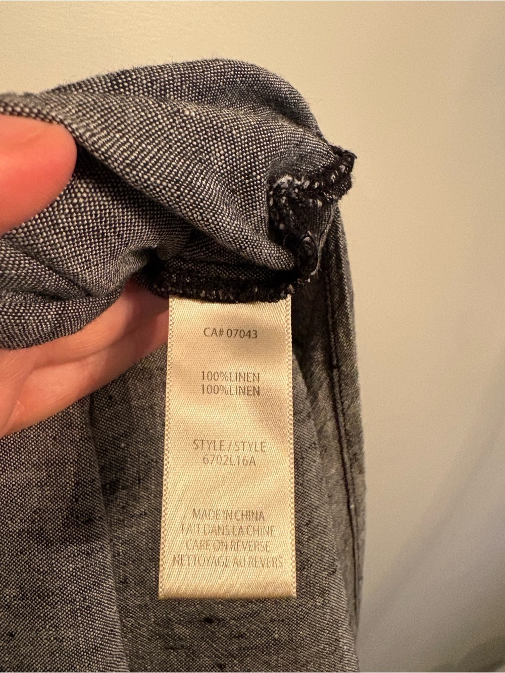 Max Studio linen maxi skirt side slits pockets drawstring waist - Picture 16 of 16
